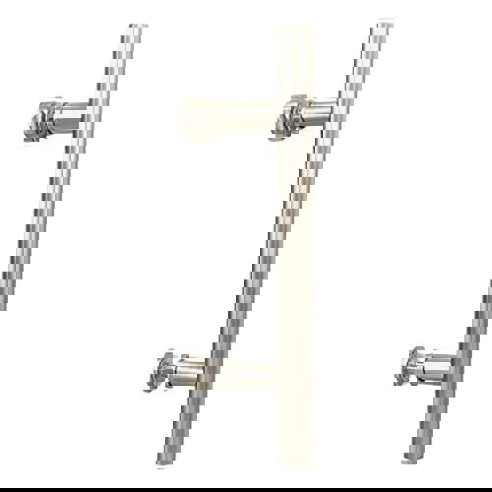 Pull-Type Handles; Handle Type: External ; Material: Steel ; Mount Type: Surface ; Finish: Satin Nickel ; Projection: 2.91 ; Handle Diameter: 0.97