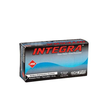 Series Microflex Integra Disposable Gloves: Size X-Large, 6.7 mil, Uncoated-Coated Nitrile, Medical Grade, Unpowdered