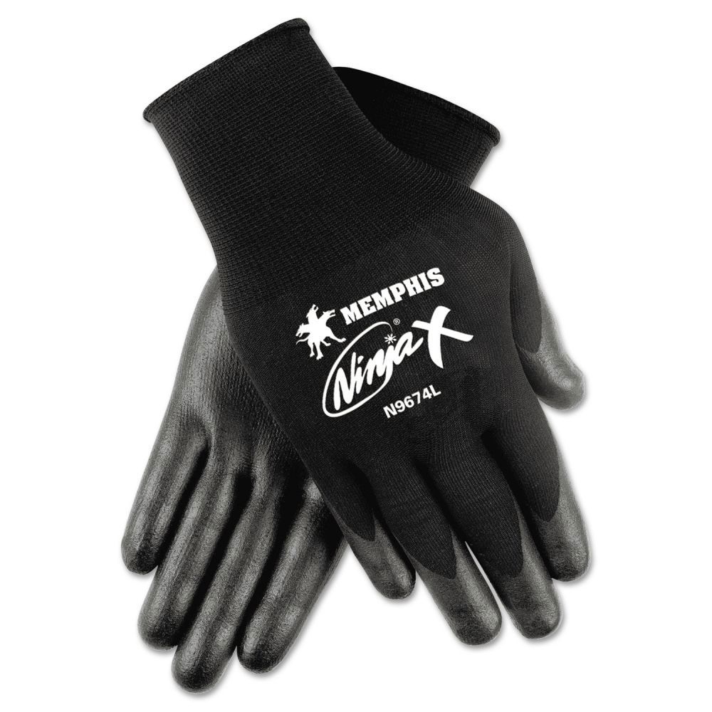 Work Gloves: Ninja X N9674, Size Small, Nitrile-Coated Cut-Resistant