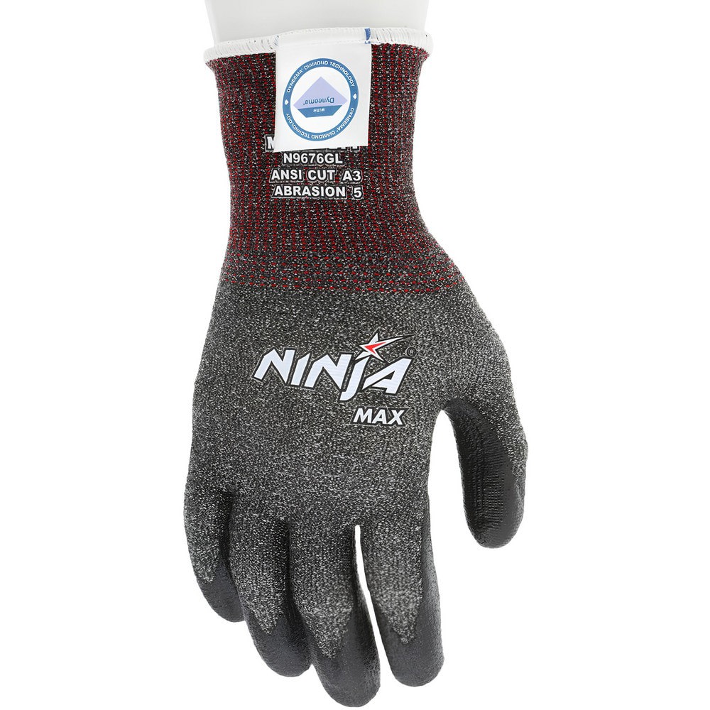 Cut, Puncture & Abrasion-Resistant Gloves: Memphis N9676G, Size Small, ANSI Cut A3, ANSI Puncture 3, Bi-Polymer, Dyneema
