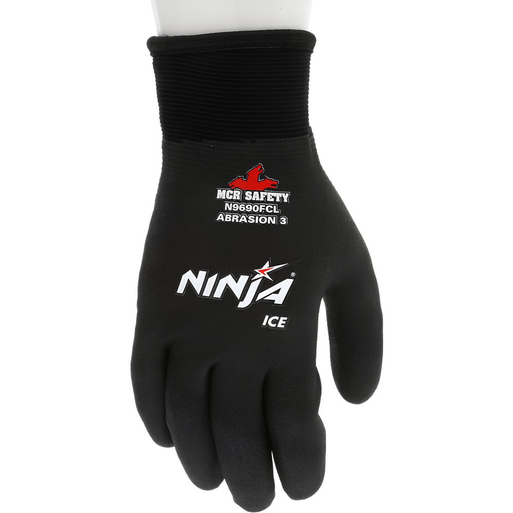Work Gloves: Ninja Ice N9690FC, Size 2X-Large, PVC-Coated Nylon, General Purpose