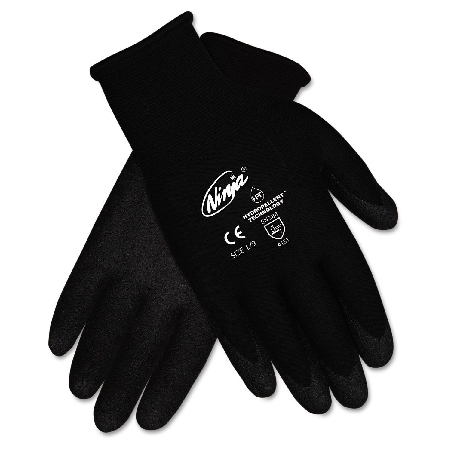 Work Gloves: Ninja N9699, Size Small, PVC-Coated Nylon, General Purpose