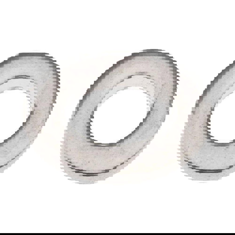 6L Screw Standard Flat Washer: Grade 300 Stainless Steel, Passivated Finish