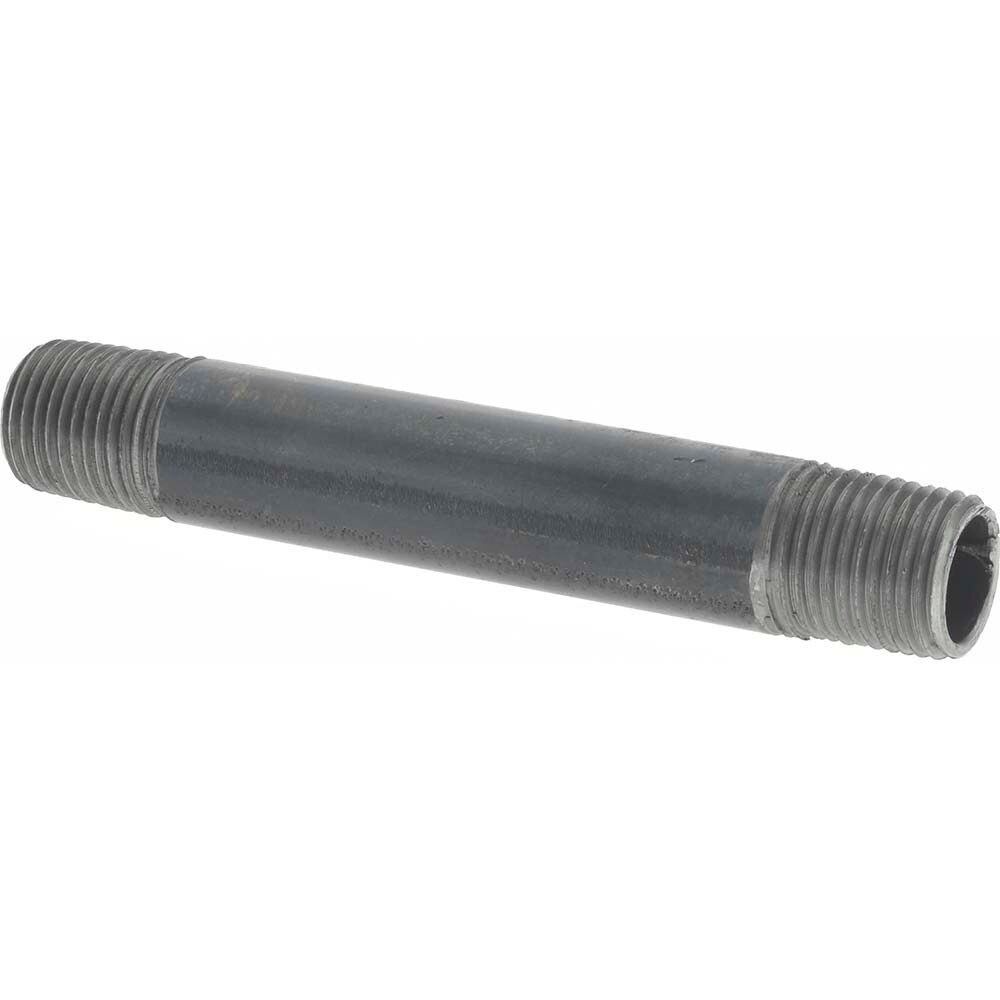 Black Pipe Nipple: 1/8