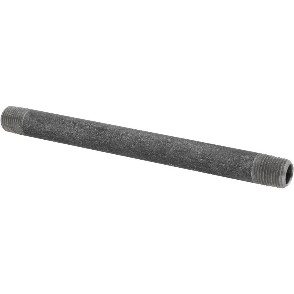 Black Pipe Nipple: 1/8