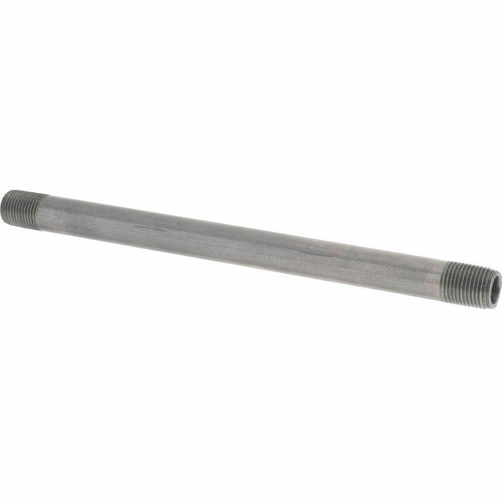 Black Pipe Nipple: 1/8