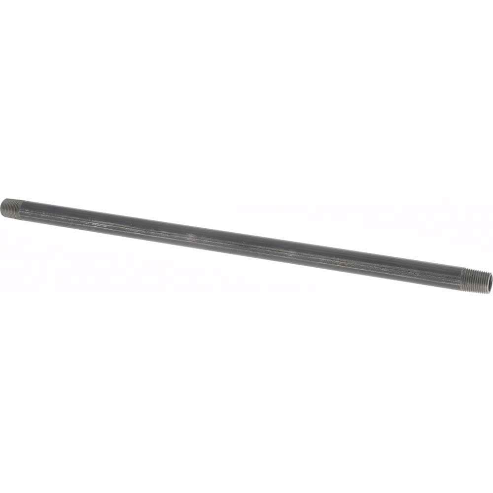 Black Pipe Nipple: 1/8