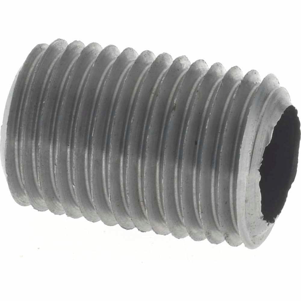 Black Pipe Nipple: 1/4
