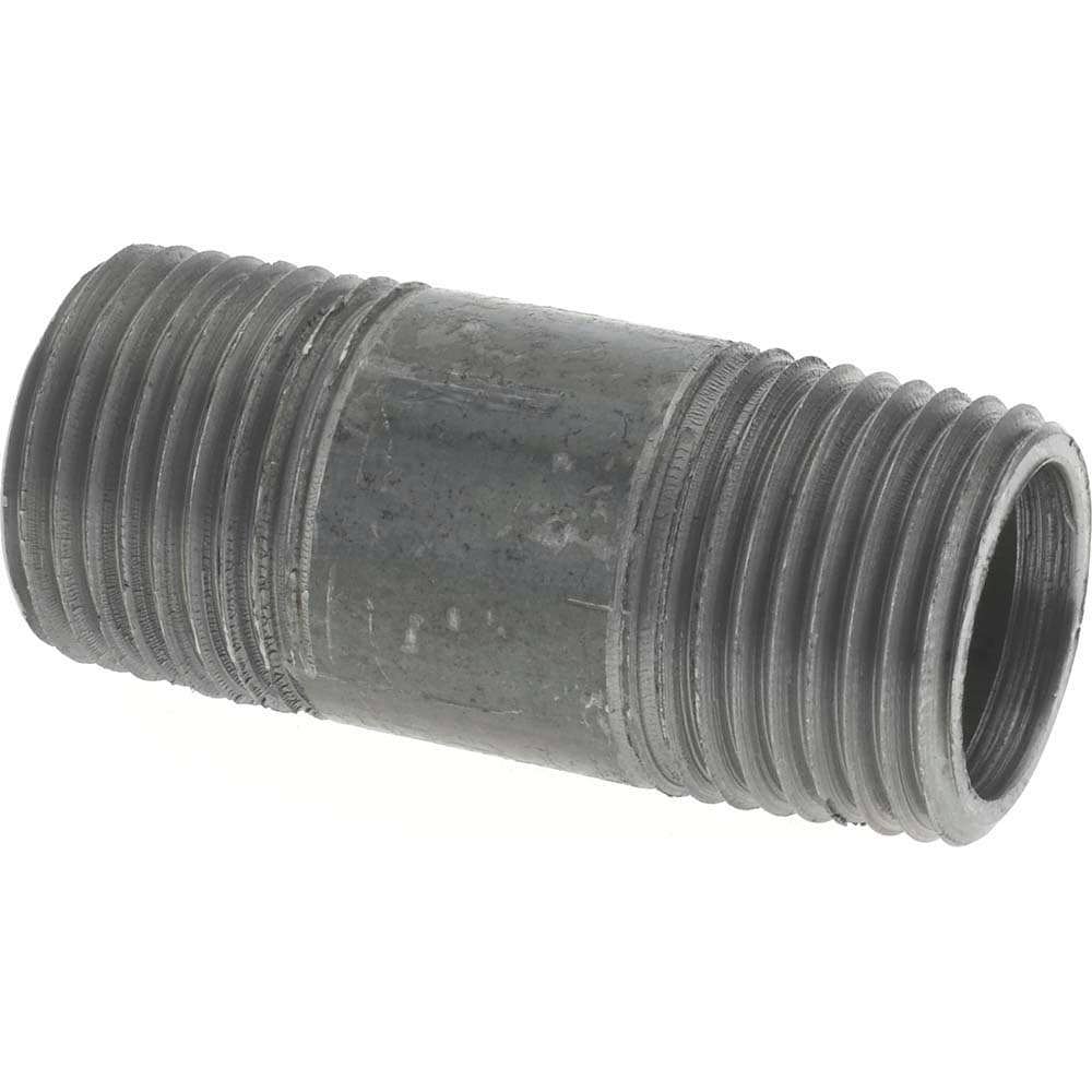 Black Pipe Nipple: 3/8