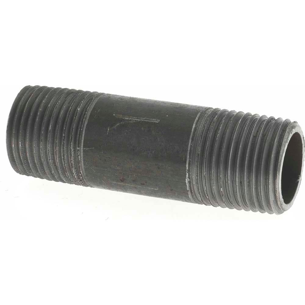 Black Pipe Nipple: 3/8