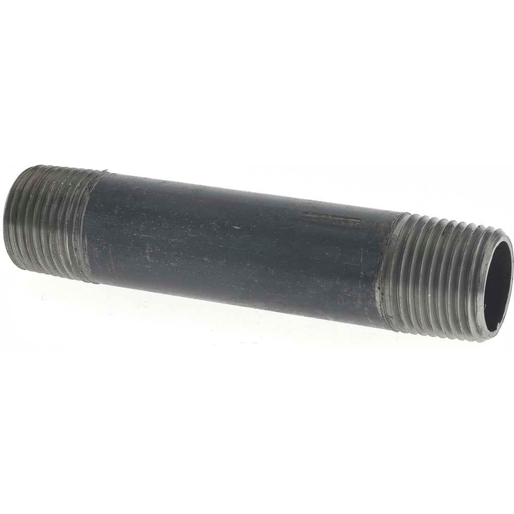 Black Pipe Nipple: 3/8