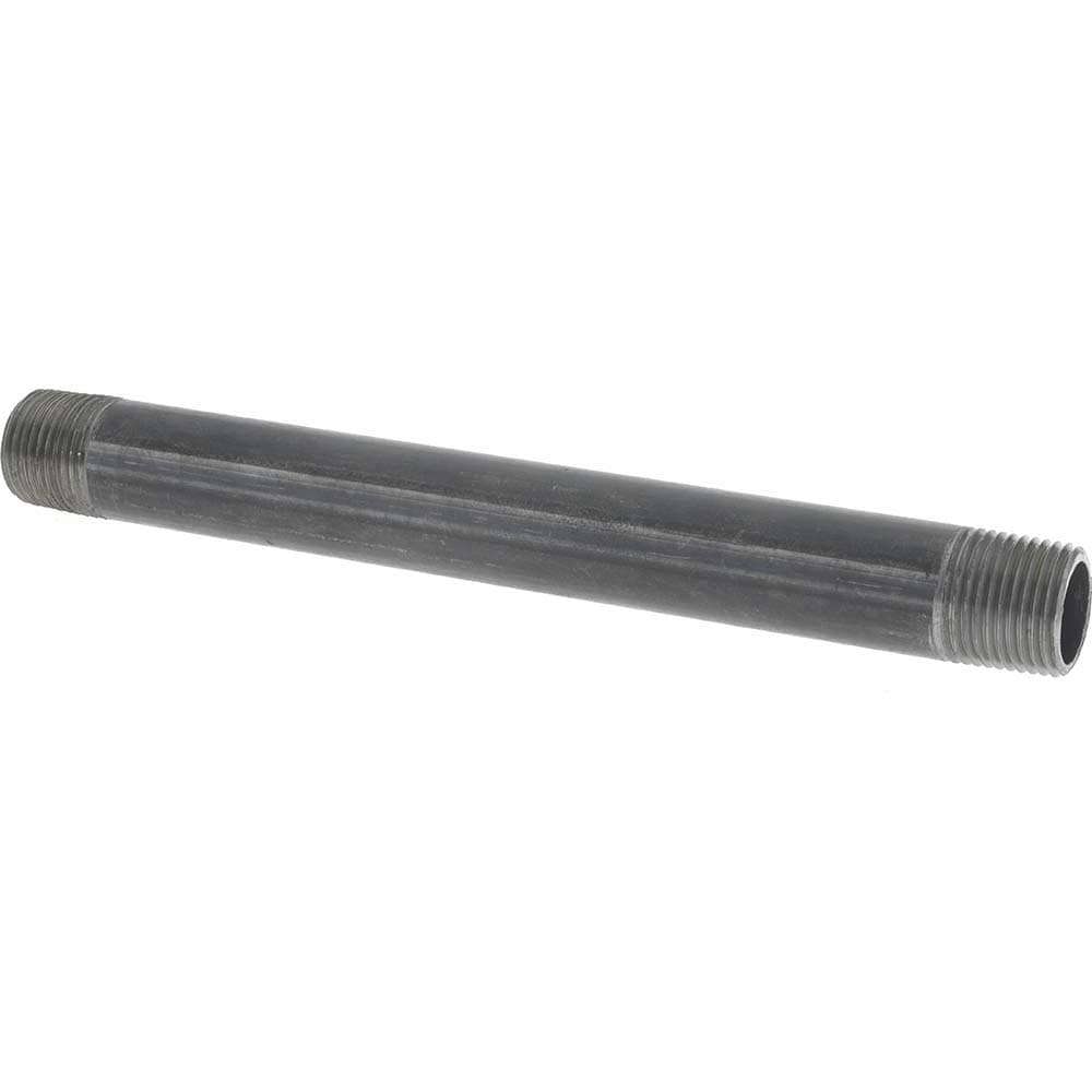 Black Pipe Nipple: 3/8