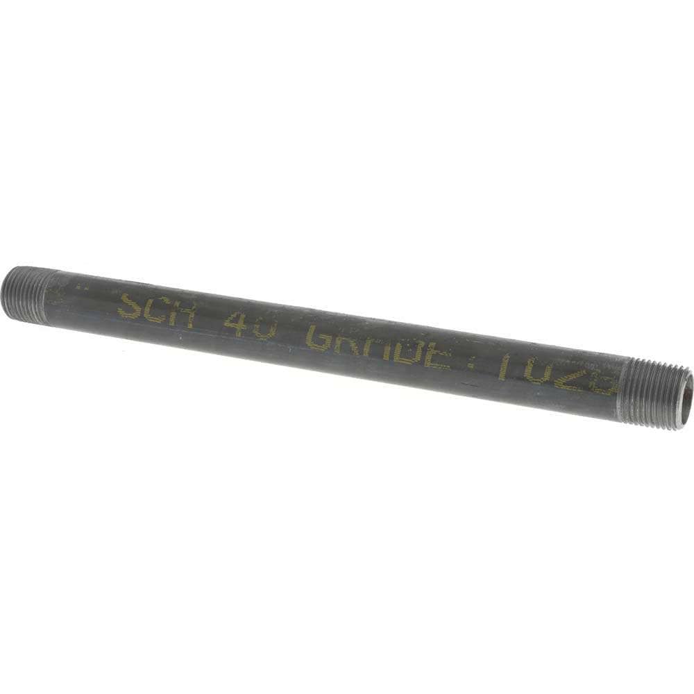 Black Pipe Nipple: 3/8