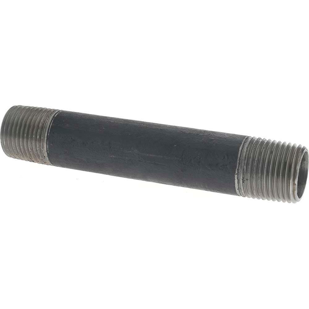 Black Pipe Nipple: 1/2