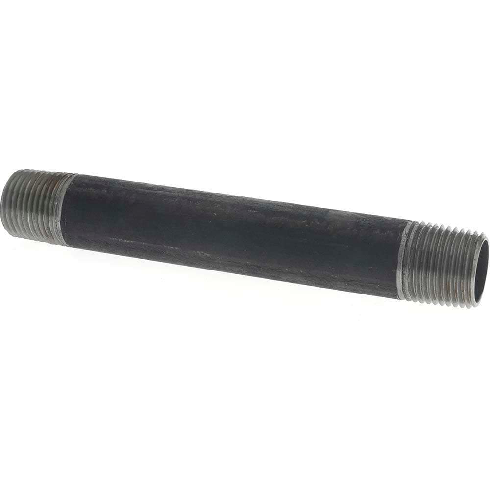 Black Pipe Nipple: 1/2