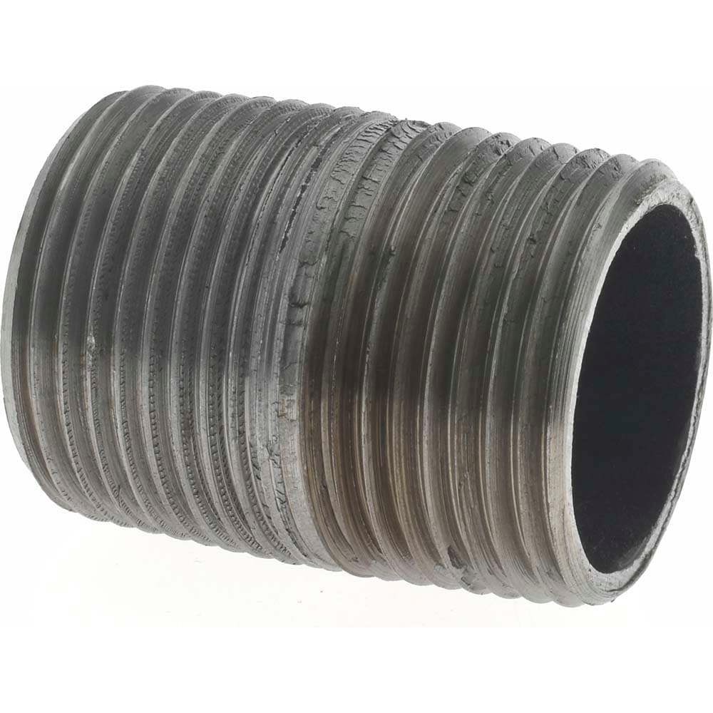 Black Pipe Nipple: 3/4