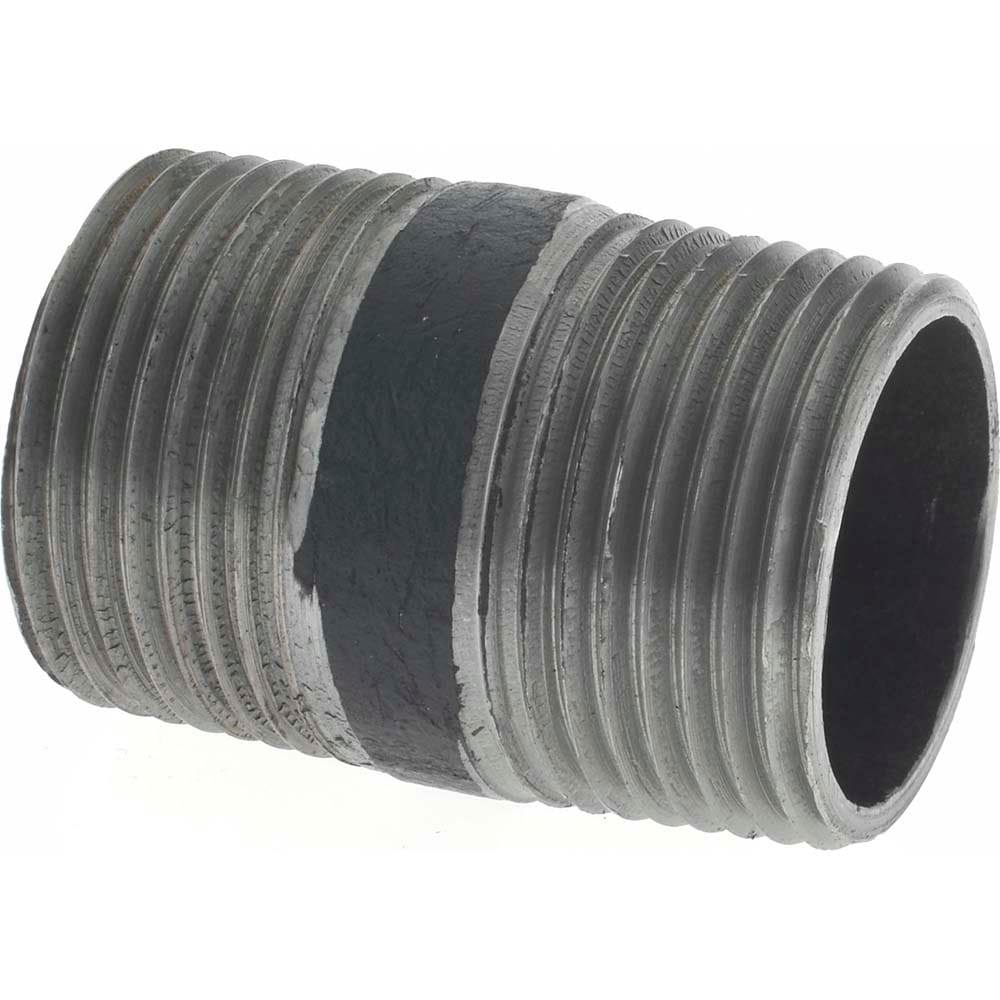 Black Pipe Nipple: 3/4