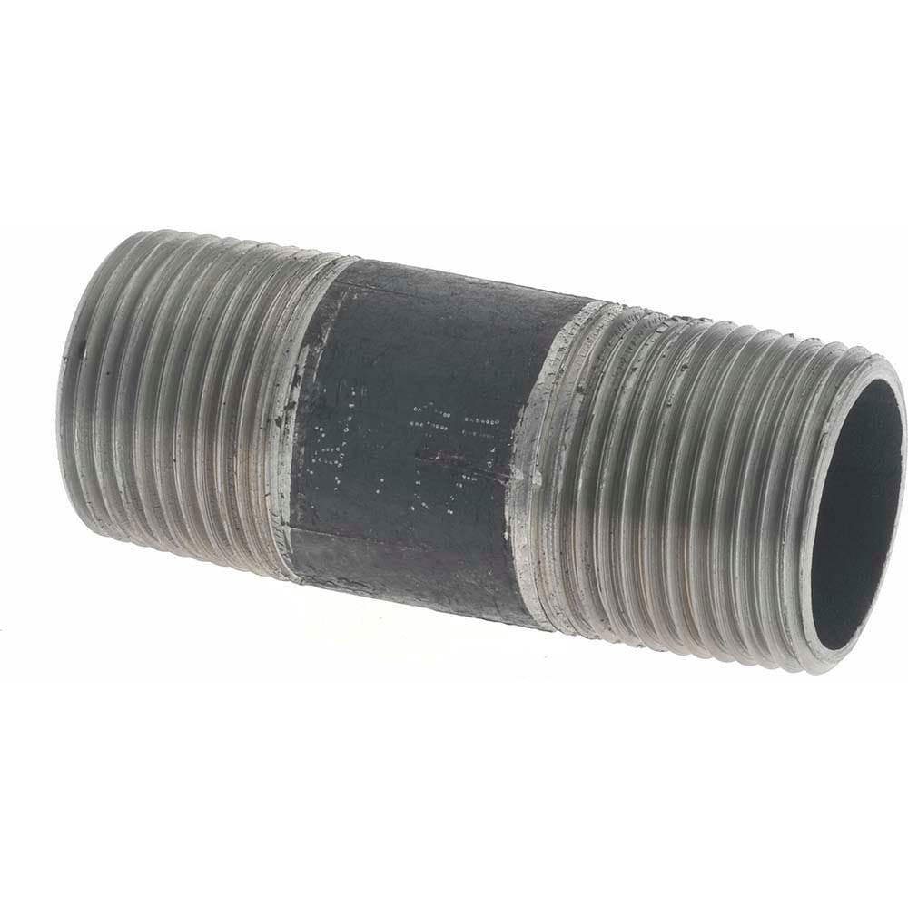 Black Pipe Nipple: 3/4