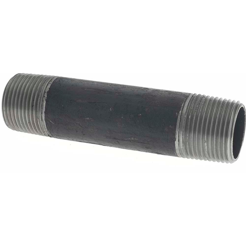Black Pipe Nipple: 3/4