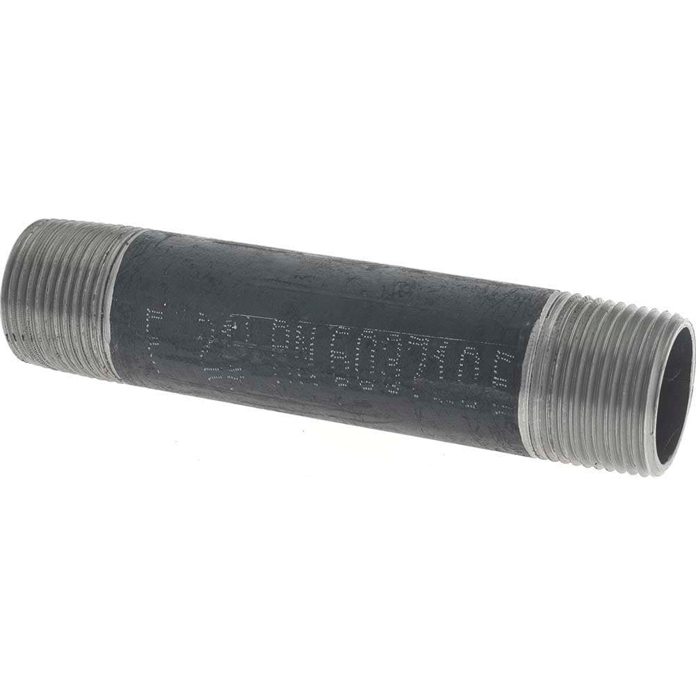 Black Pipe Nipple: 3/4