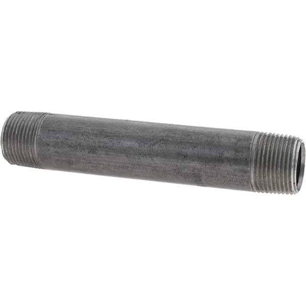 Black Pipe Nipple: 3/4