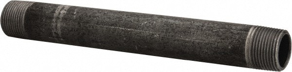 Black Pipe Nipple: 3/4