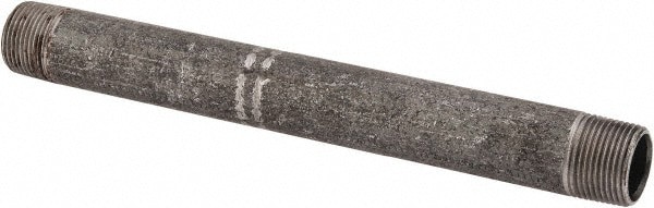Black Pipe Nipple: 3/4