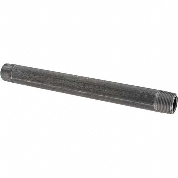 Black Pipe Nipple: 3/4