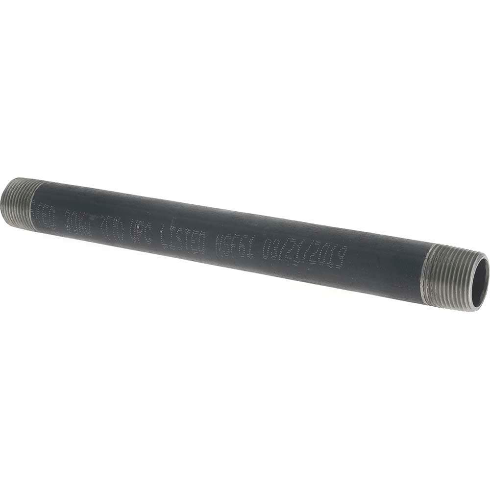 Black Pipe Nipple: 3/4