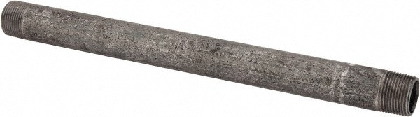 Black Pipe Nipple: 3/4