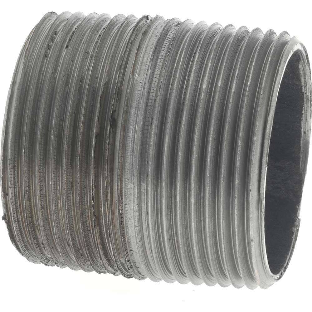 Black Pipe Nipple: 1-1/4