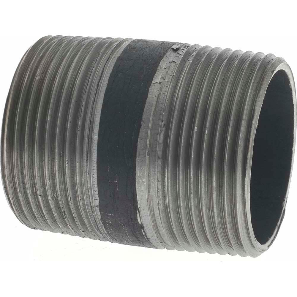 Black Pipe Nipple: 1-1/4