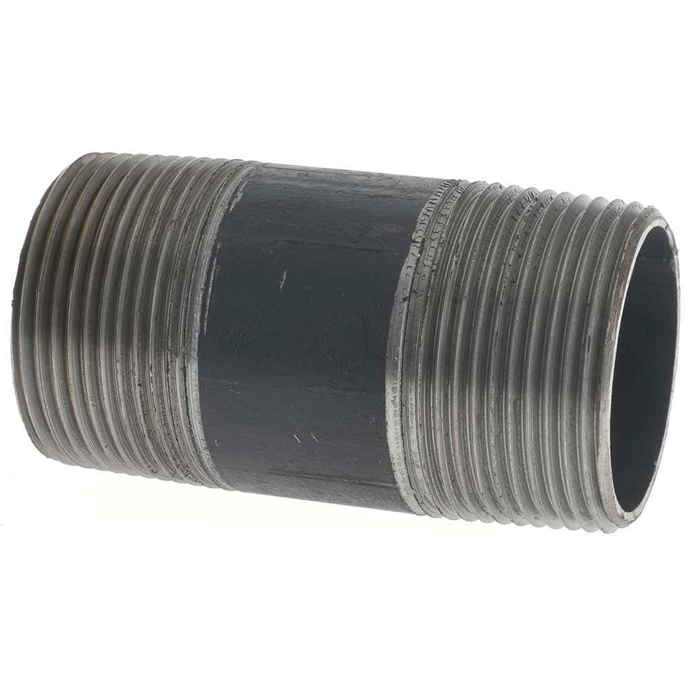 Black Pipe Nipple: 1-1/4
