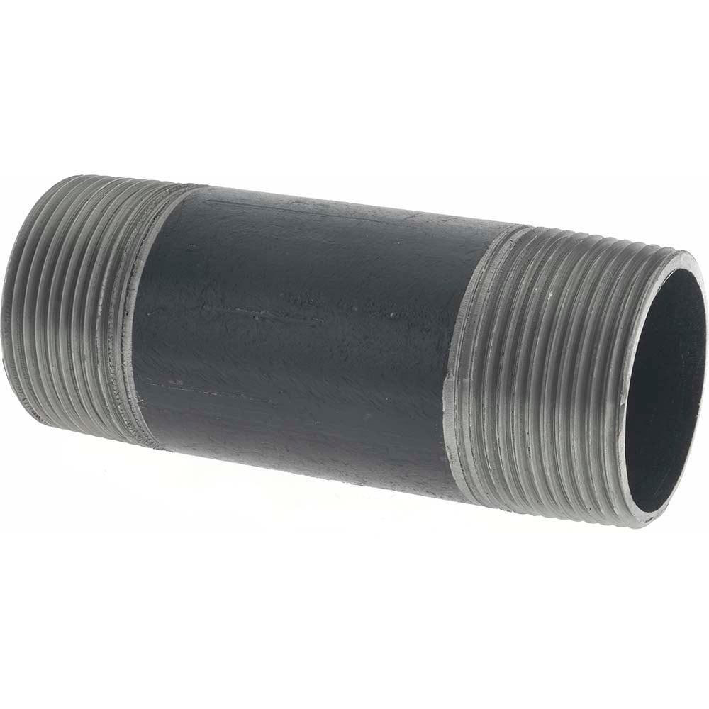 Black Pipe Nipple: 1-1/4