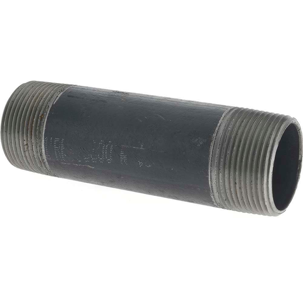 Black Pipe Nipple: 1-1/4