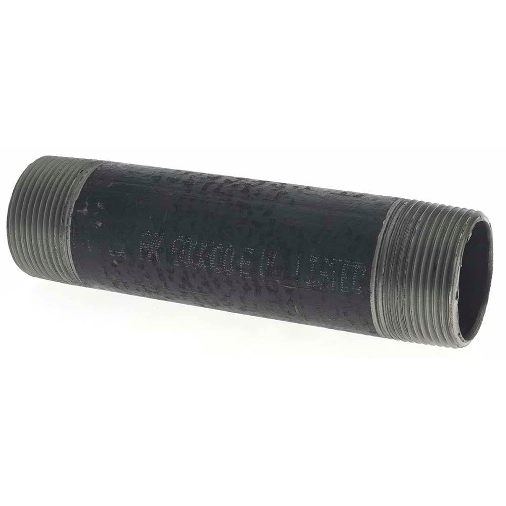 Black Pipe Nipple: 1-1/4