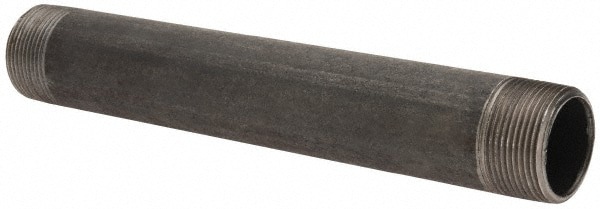 Black Pipe Nipple: 1-1/4