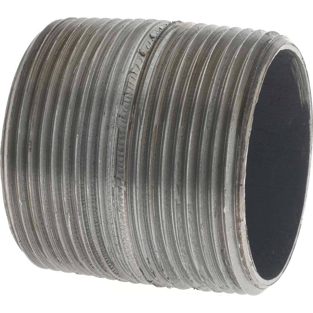 Black Pipe Nipple: 1-1/2