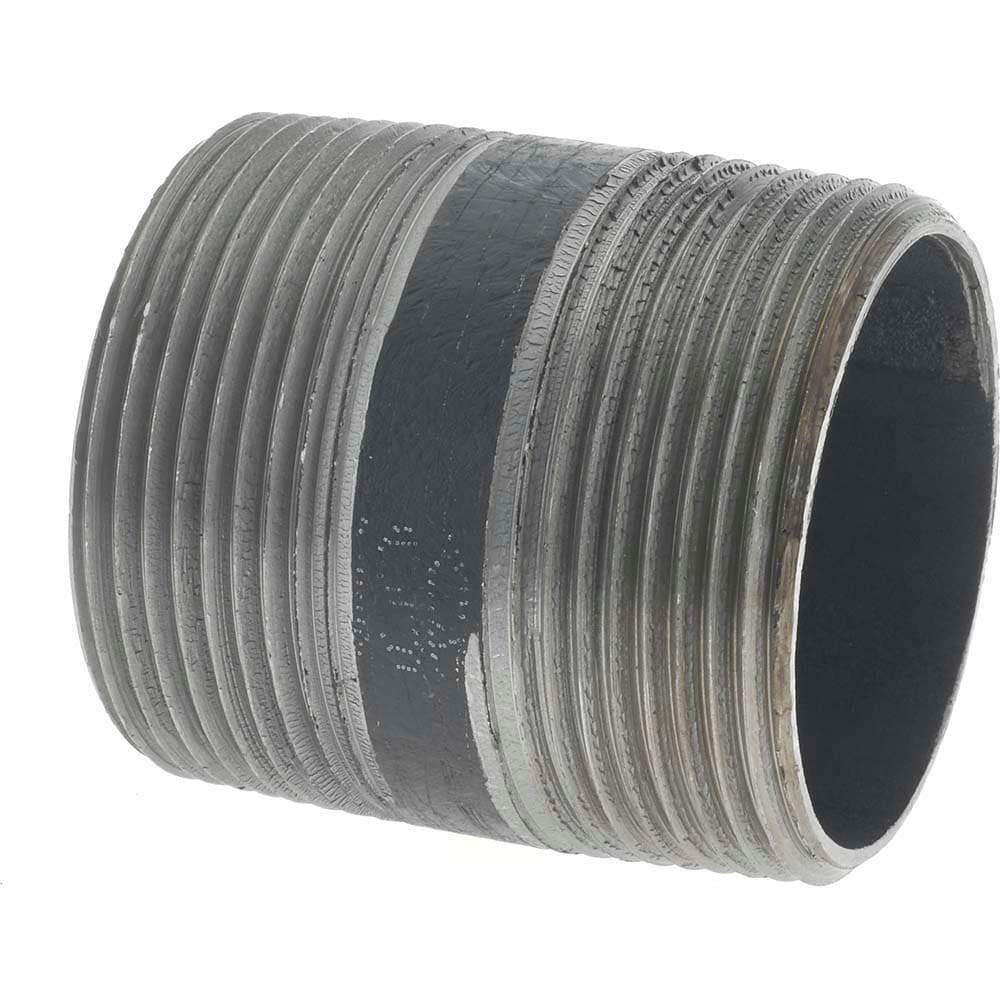 Black Pipe Nipple: 1-1/2