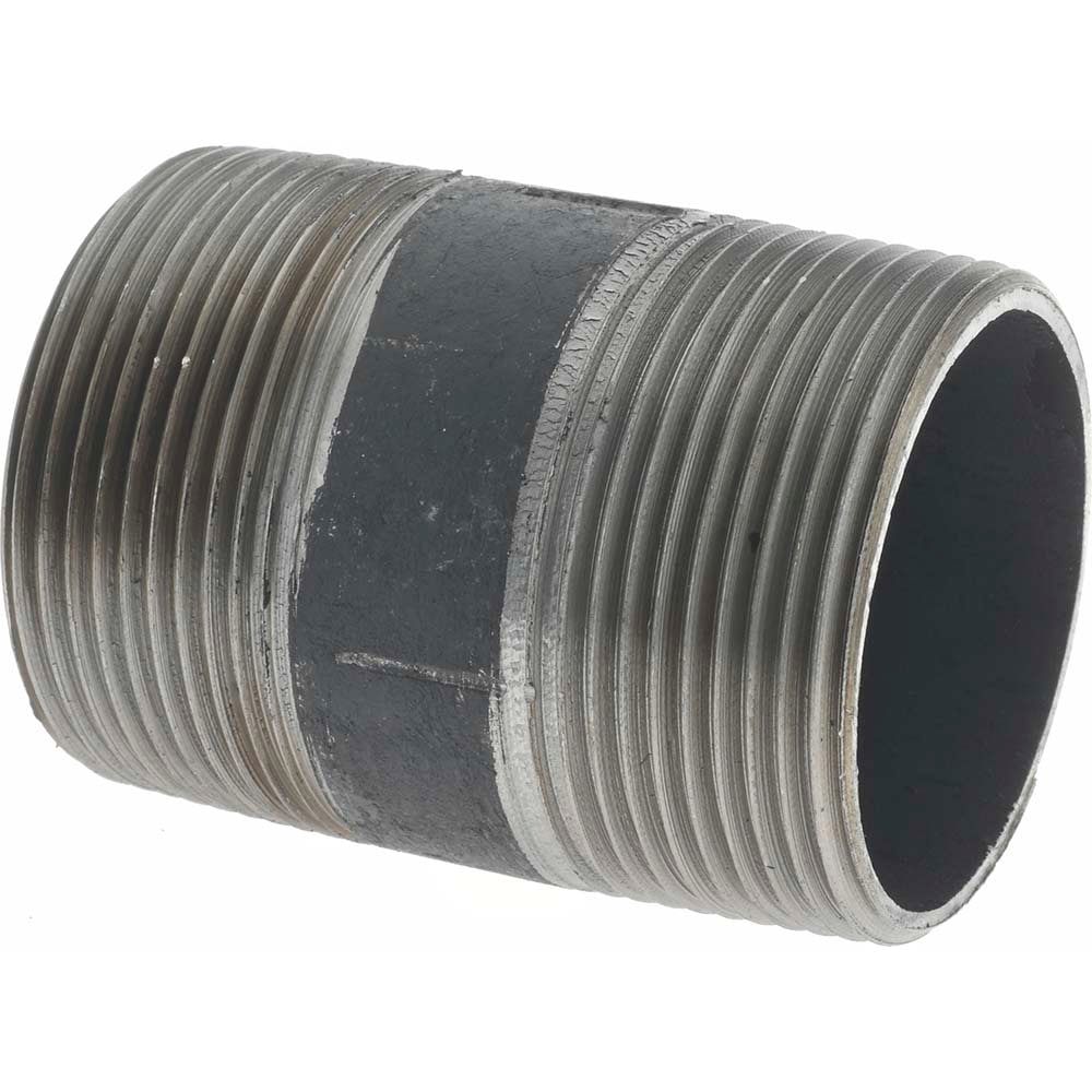 Black Pipe Nipple: 1-1/2