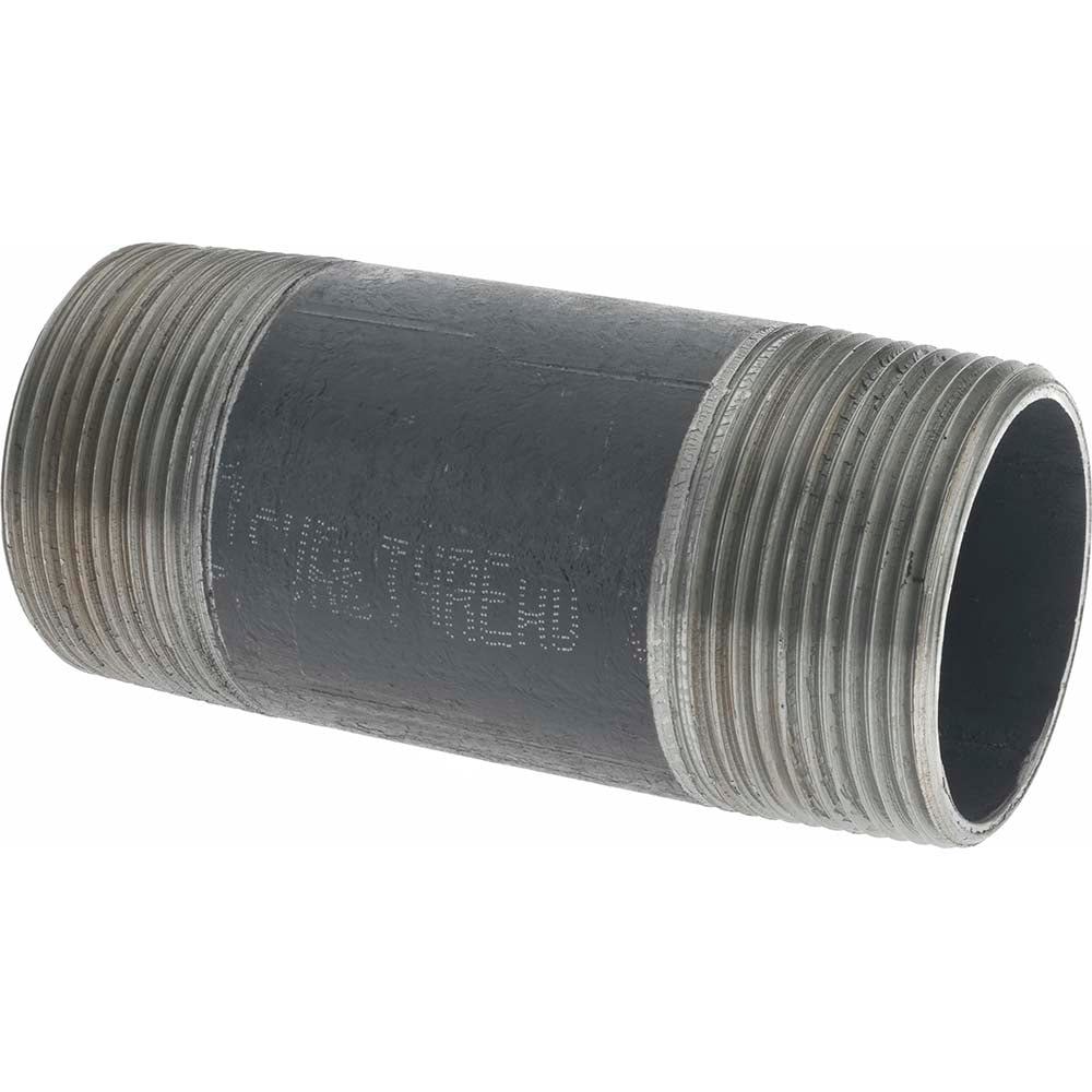 Black Pipe Nipple: 1-1/2