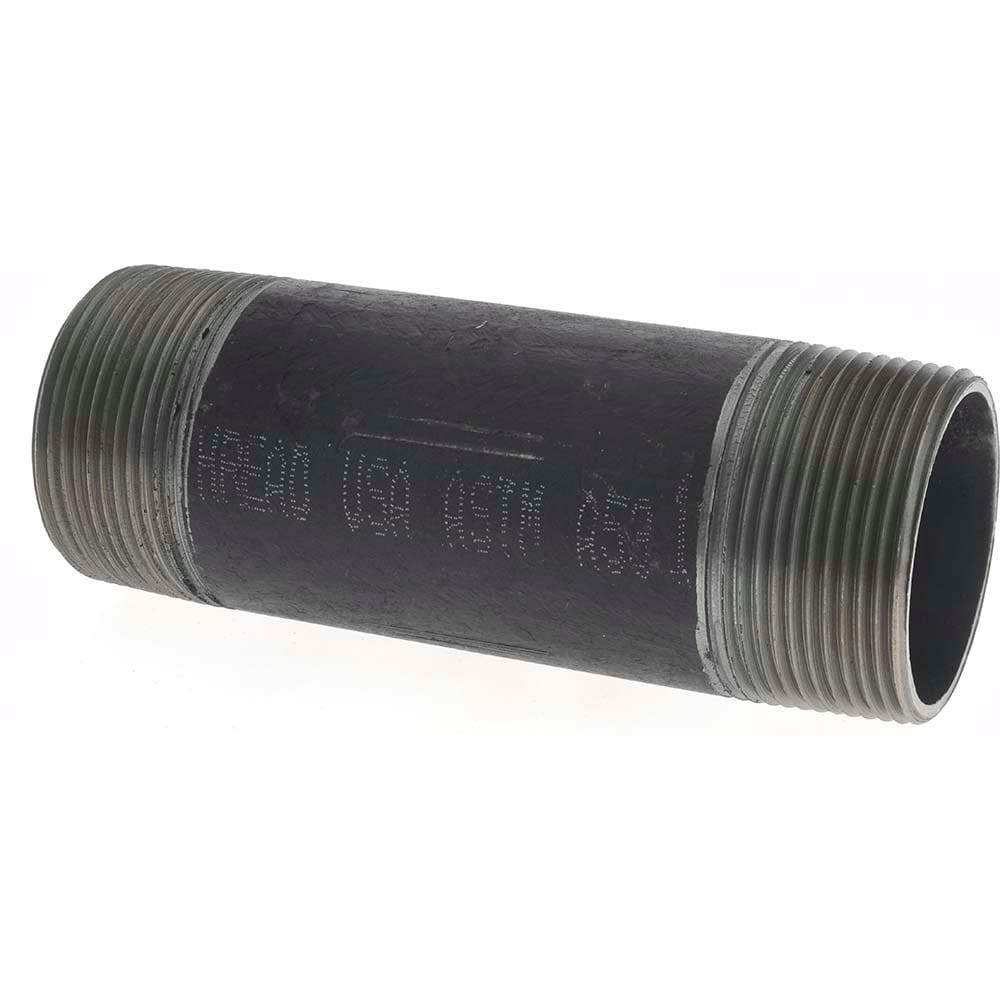Black Pipe Nipple: 1-1/2