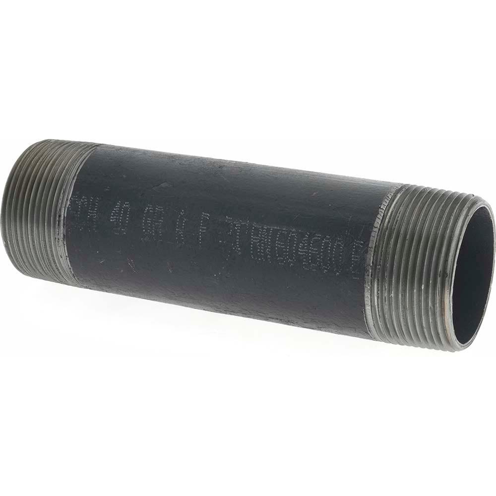 Black Pipe Nipple: 1-1/2