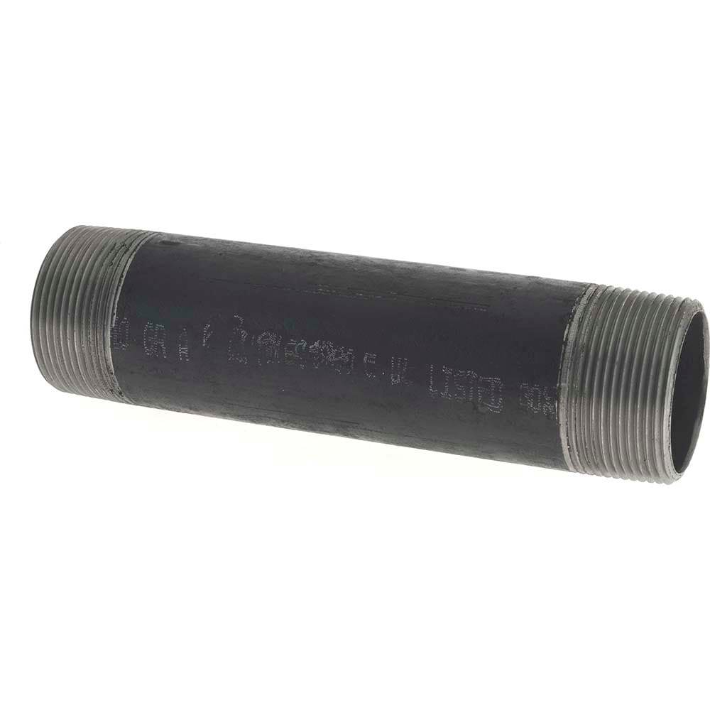 Black Pipe Nipple: 1-1/2