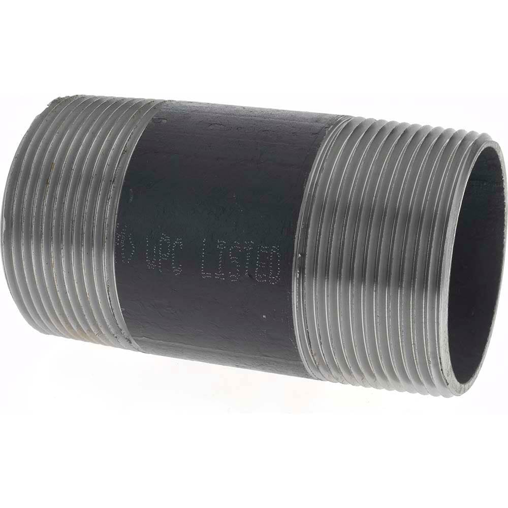 Black Pipe Nipple: 2-1/2