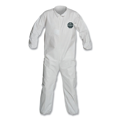 Disposable Coveralls: Liquid, Splash & Particle Protection Protection, Size 2X-Large, 1.5000 oz, ProShield 50, Zipper Closure