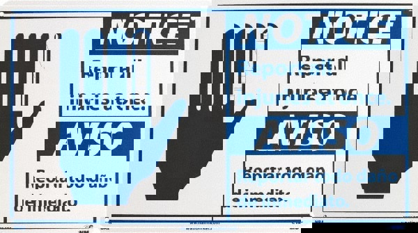 Inspecting, Testing & Data Sign: Rectang