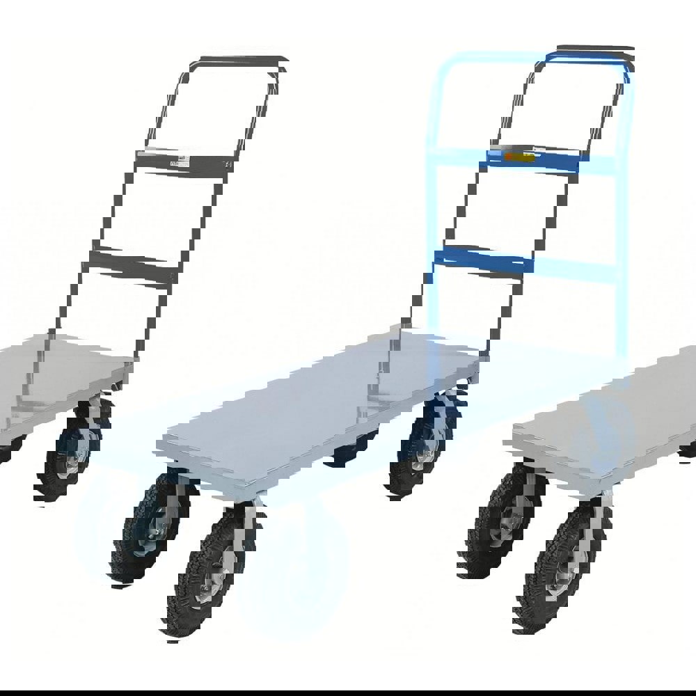 Platform Truck: 1,200 lb Capacity, Steel Deck, 30