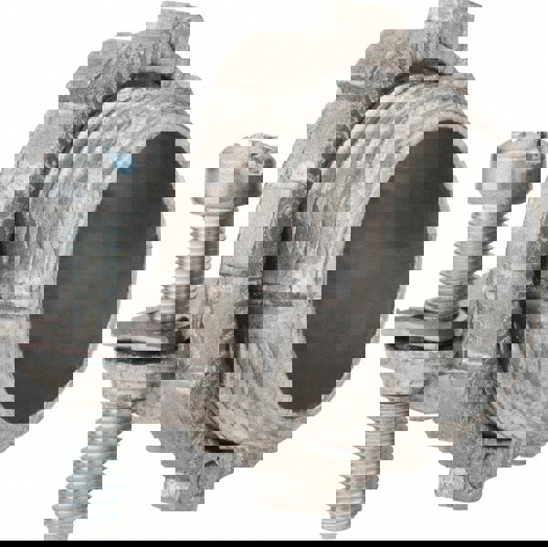 Conduit Connector: Die Cast Zinc, 3/8