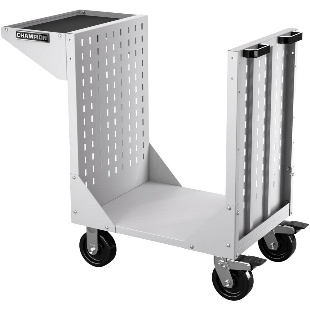 CNC Storage Carts; Style: CAT; HSK:Caputo ; Taper Size: CAT30 ; Tool Type: CAT; HSK; CAPTO ; Caster Type: Swivel; Fixed ; Color: Light Gray ; Tool Capacity: 3600